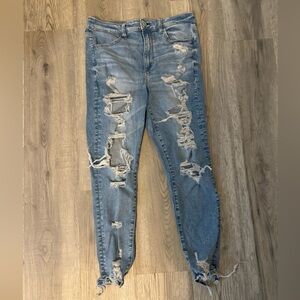American Eagle ripped jeans